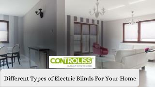 Different Types of Electric Blinds For Your Home