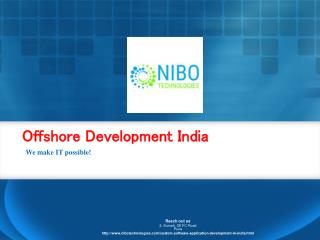 Offshore Development Center India,Offshore Development Center - NIBO Technologies