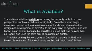 Aviation Courses in Pune