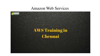 AWS Training in Chennai