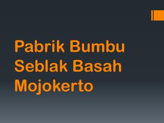 Maknyuss!! 0857.7940.5211, Pabrik Bumbu Seblak Basah Mojokerto