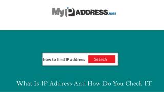 What Is IP Address And How Do You Check IT