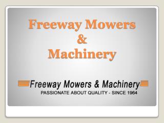 Effective lawn mowers products at freeway mowers