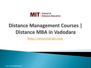Distance PGDM Courses in Vadodara | Distance MBA in Vadodara | MIT School Of Distance Education