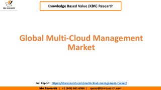 Global Multi-Cloud Management Market Size and Share