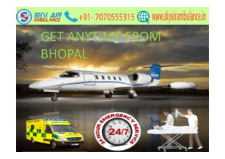 Utilize Best Air Ambulance service in Bhopal by Sky at Low-Fare