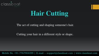 Hair Cutting Courses in Pune