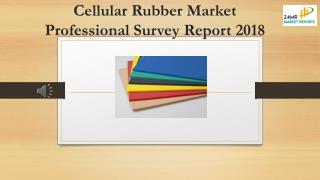 Cellular Rubber Market Professional Survey Report 2018