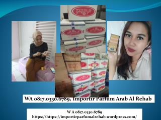 WA 0817.0330.6789 Importir parfum coklat alrehab Kirim ke Soreang