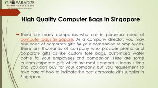 High Quality Computer Bags in Singapore