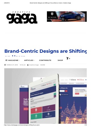 Brand-Centric Designs are Shifting to Focus More on Users