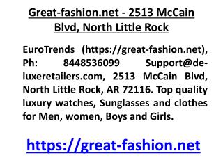 2513 McCain Blvd, North Little Rock - Great-fashion.net Ph 8448536099