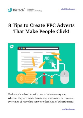How to Create PPC Adverts
