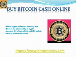 Buy Bitcoin Cash Online in Singapore