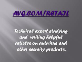 AVG Retail - Registration - Installation | www.avg.com/retail