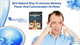 Best Natural Way to Increase Memory Power and Concentration at Home