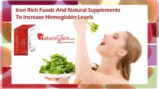 Iron Rich Foods and Natural Supplements to Increase Hemoglobin Levels