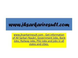 2018 Chhattisgarh PCS Civil Judge Interview Schedule