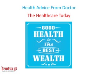 Health Advice From Doctor