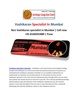 Vashikaran Specialist In Mumbai