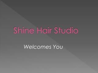 Shine hair studio ppt