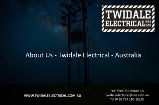 About Us - Twidale Electrical - Australia