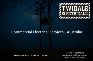 Commercial Electrical Services Australia - Twidale Electrical