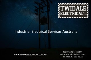 Industrial Electrical Services Australia - Twidale Electrical