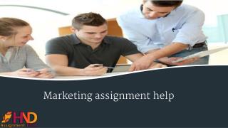 Marketing assignment help