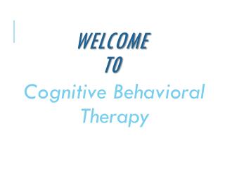 Get The Best Cognitive Behaviour Therapy in Cork