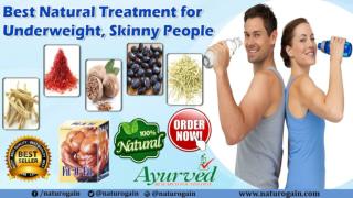 Best Natural Treatment for Underweight, Skinny People