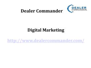 Digital Marketing Service | Dealer Commander
