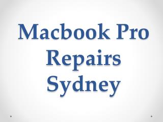 Macbook Pro Repairs Sydney