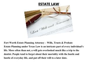 Fort Worth Estate Planning Attorney - Masteller Law