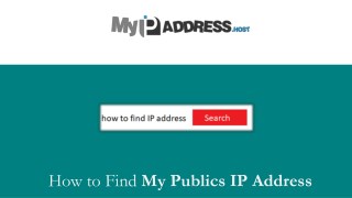 What is My Public IP Address