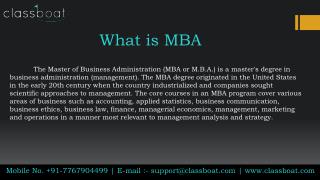 Best mba entrance classes in pune