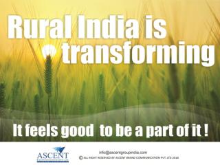 Rural India is Transforming