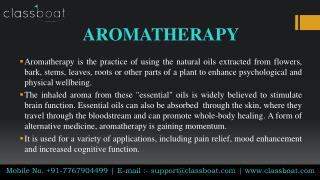 Top Aromatherapy Courses in Pune