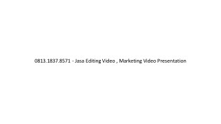 0813.1837.8571 - Jasa Editing Video , Video Company Profile Rumah Sakit