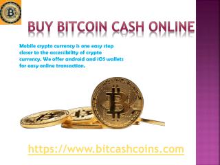 Buy Bitcoin Cash Online in Singapore | BitcashCoins