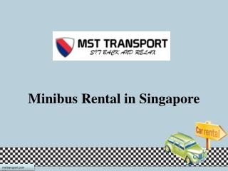 Minibus Rental in Singapore