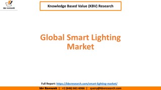 Global Smart Lighting Market Size and Segmentation