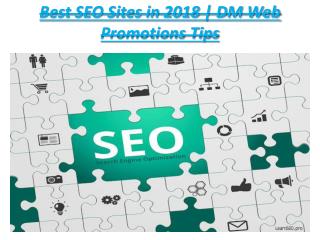 SEO Tips For New Website | DM Web Promotions Tips
