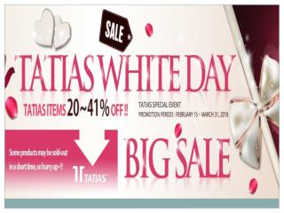 Express your love and affection to your loved one with TATIAS White day Event