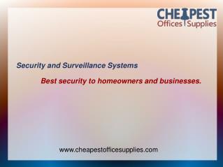 Security and Surveillance Systems For Homeowners And Businesses At Cheapest Store