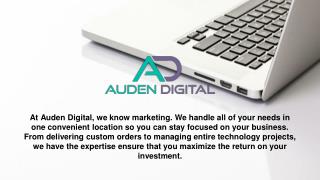 SEO Services in Austin, TX - (512) 643-8877 - Auden Digital