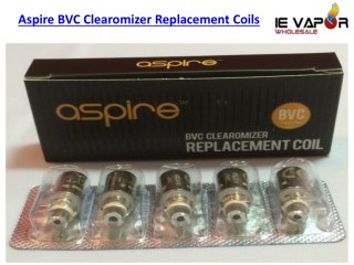 Aspire BVC Clearomizer Replacement Coils - Wholesale Vape