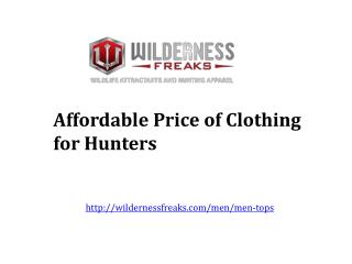 Best Clothing for Hunters