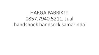 HARGA PABRIK!!! 0857.7940.5211, Jual handshock Handsock Rajut