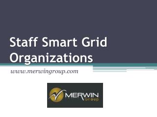 Staff Smart Grid Organizations - www.merwingroup.com